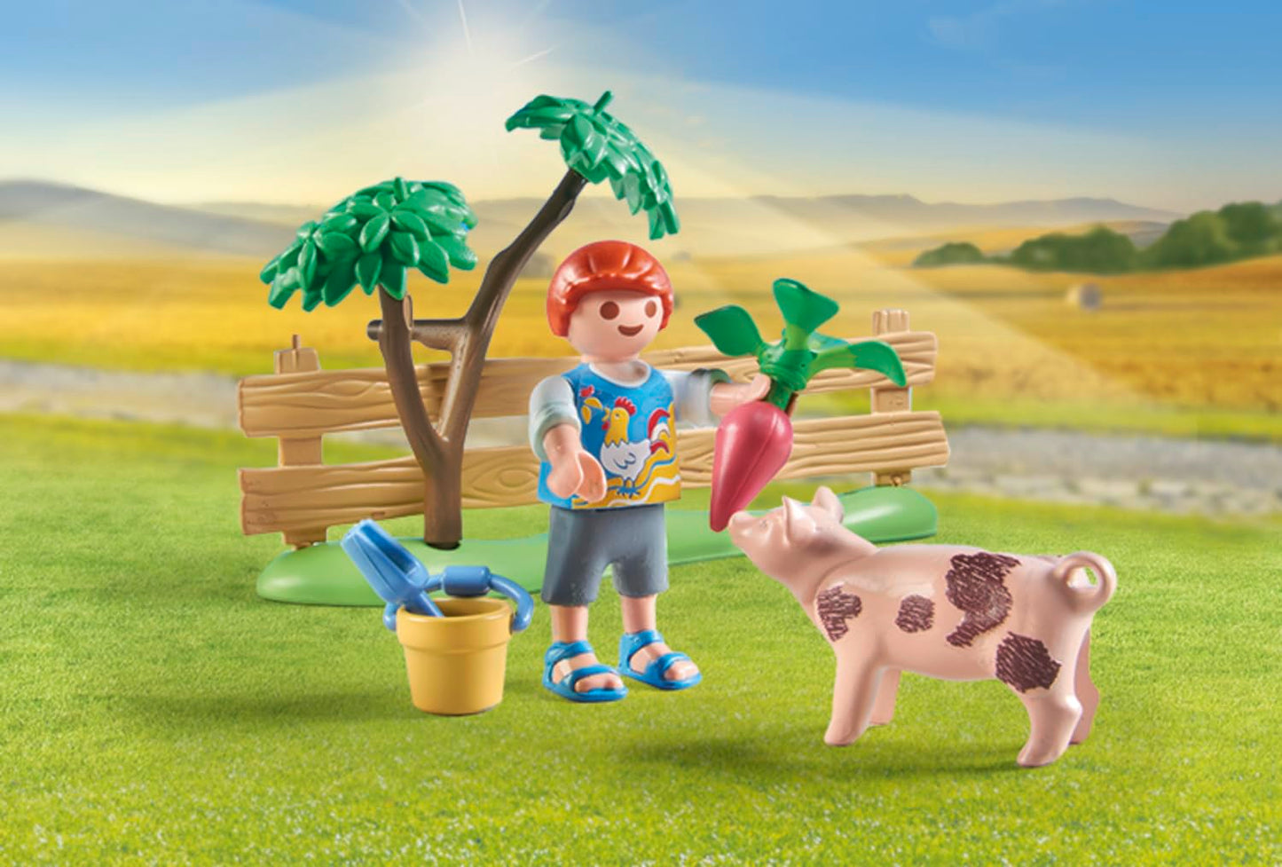 PLAYMOBIL Country 71441 Gemütliches Bauwagencafé, spielerisches Lernen mit liebevoll gestaltetem Bauwagen, detailreicher Austattung und einem Gänseteich, nachhaltiges Spielzeug für Kinder ab 4 Jahren