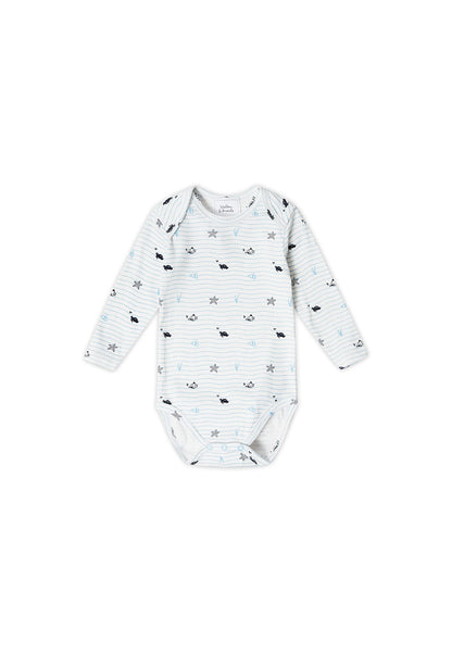Stellou & friends Baby Body, 100% Bio-Baumwoll Wickelbody 3er MultiSet, kuschelweiche und hochwertige Kinder Kleidung für Jungs und Mädchen, Langarm & Kurzarm-body, OEKO-TEX 100 Zertifiziert