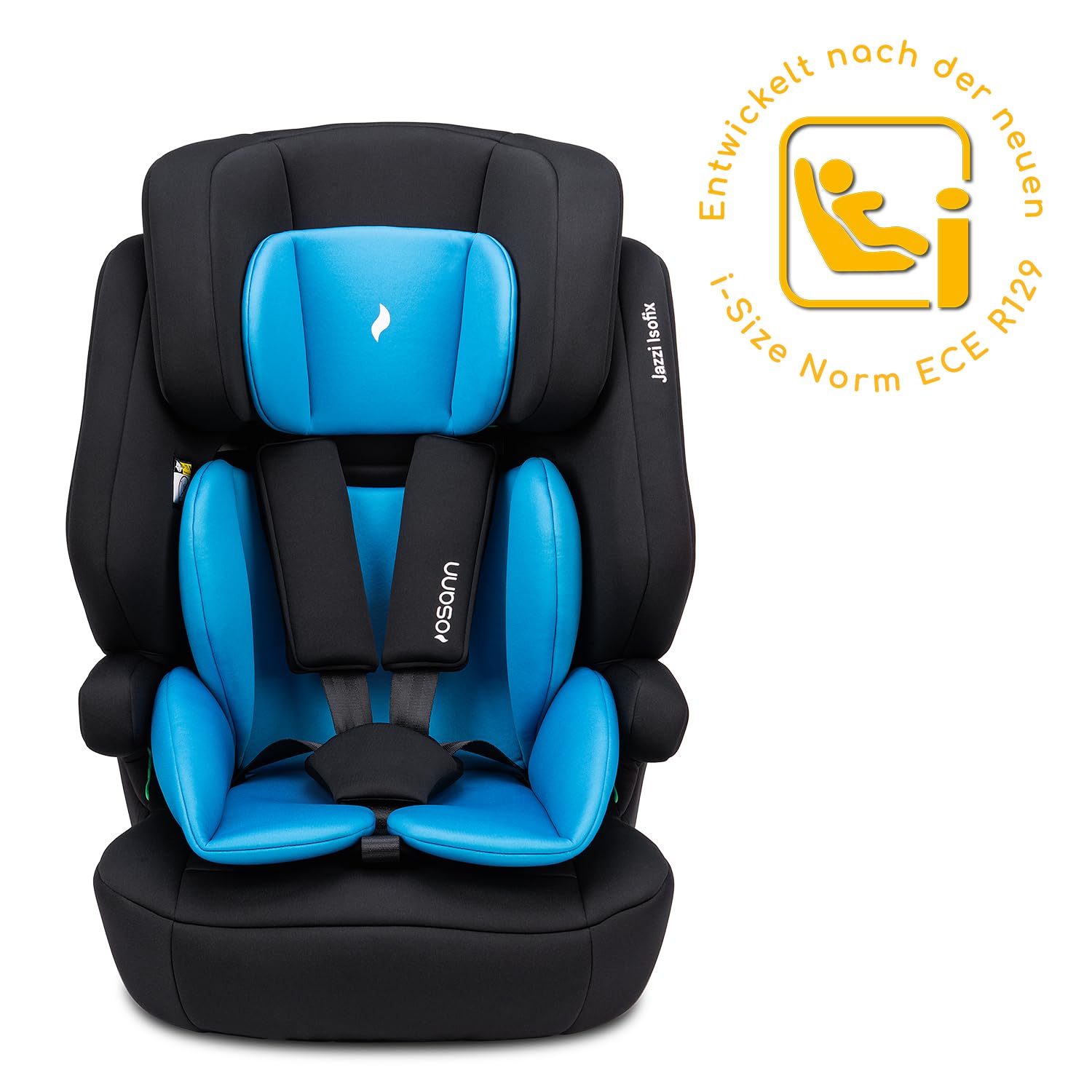 Osann Jazzi Isofix – Der sichere Kindersitz ab 1 Jahr (76–150 cm), mitwachsend mit Isofix & Top-Tether, Schutz & Geborgenheit auf jeder Fahrt - Sunset - Meloni2