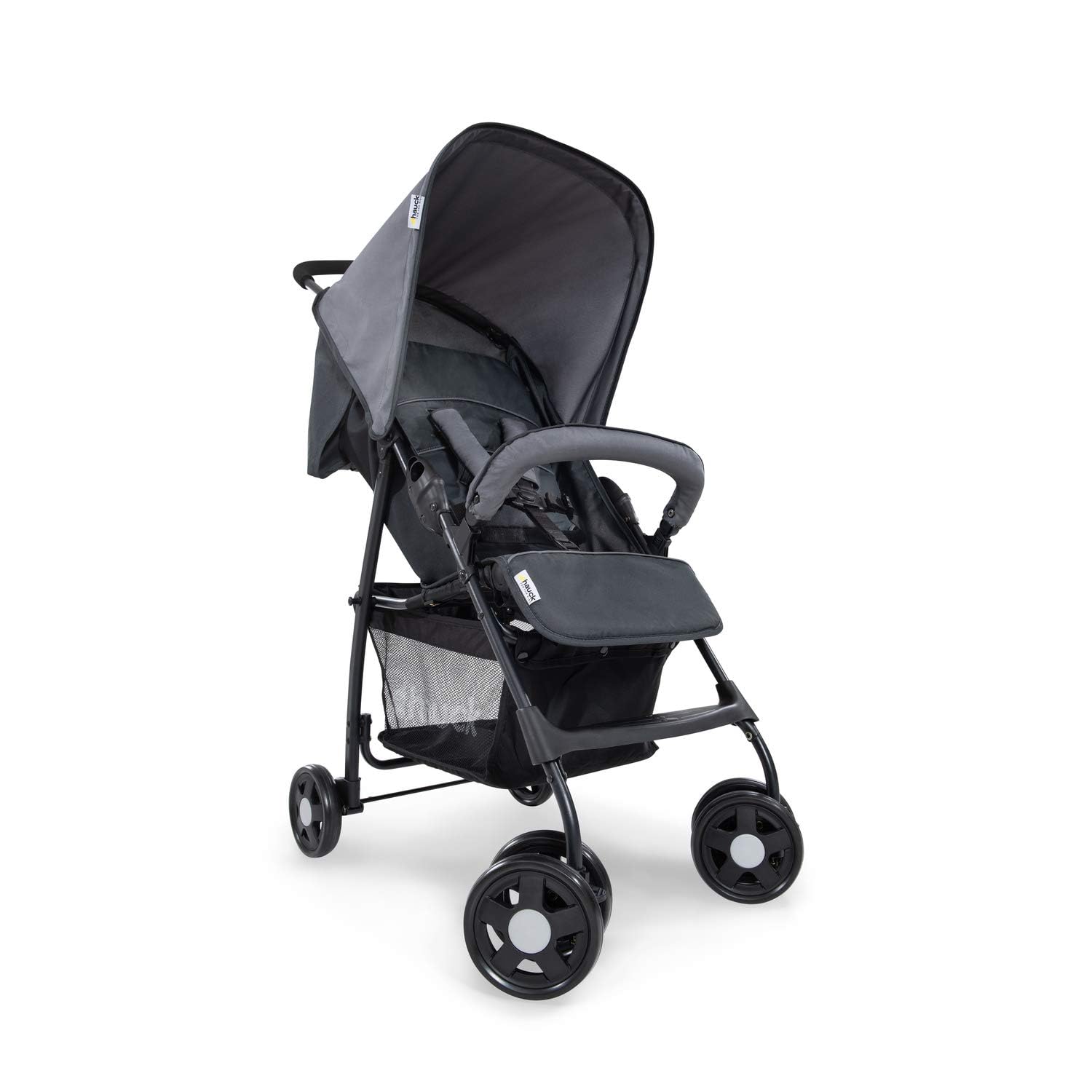 Hauck Lightweight Stroller up to 18 kg with reclining function from birth, small foldaway, sun canopy, large basket - Meloni2