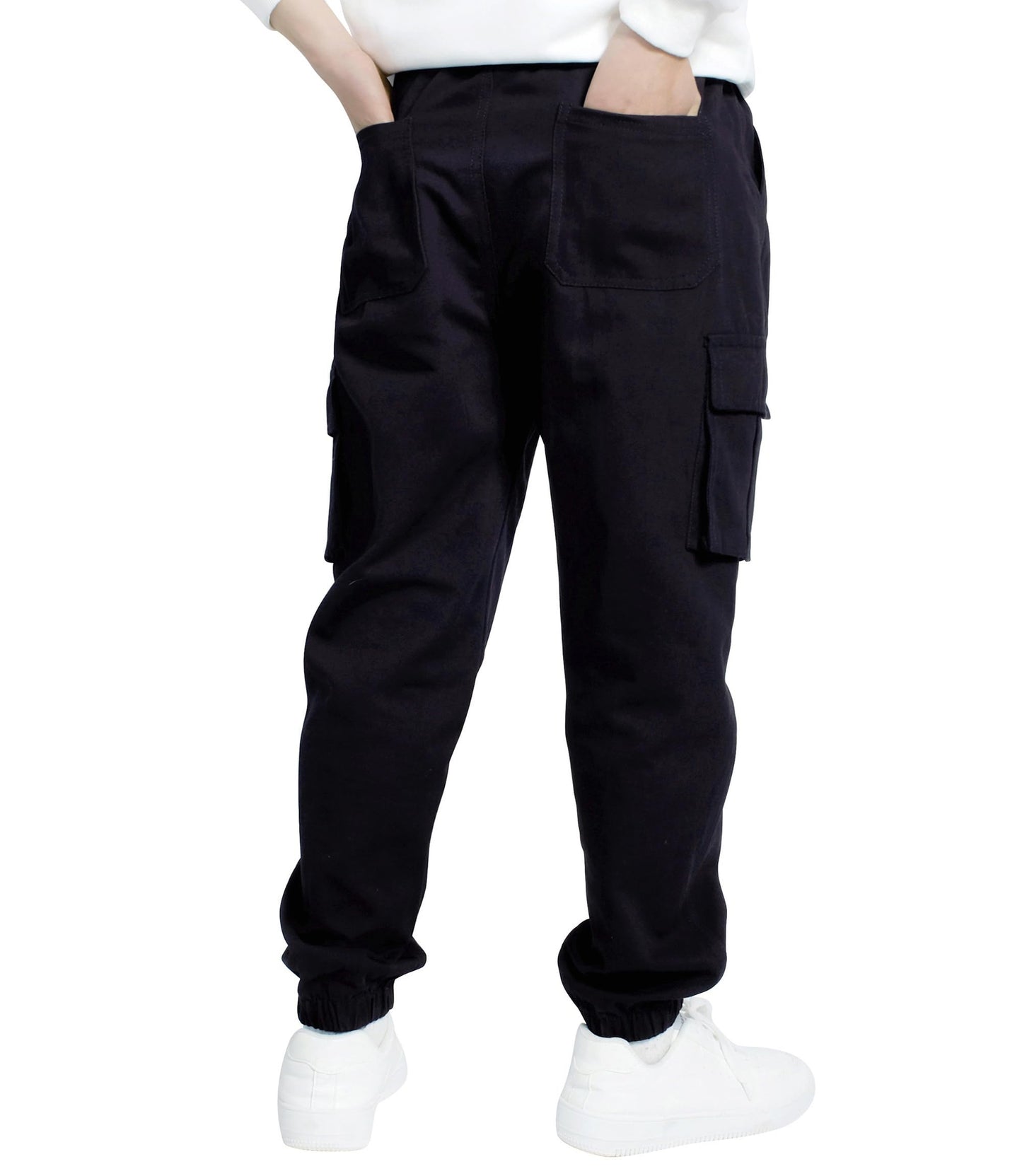 LAUSONS Hosen für Jungen Cargohose Kinder Hose Cargo Jogginghose Freizeithose mit Gummizug