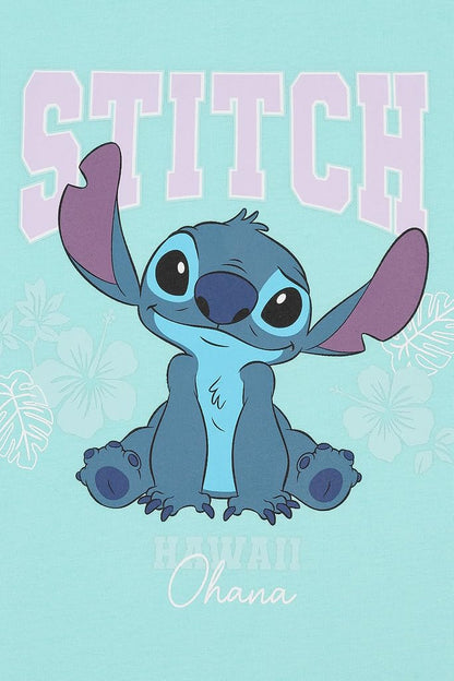 Disney Mädchen 3er-Pack Lilo und Stitch T-Shirts Kinder Angel Sommertop Kurzarm-T-Shirts