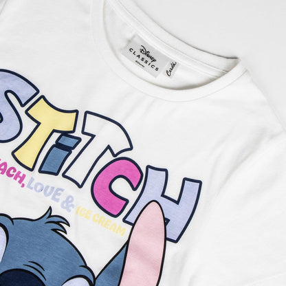 Disney Stitch Mädchen T-Shirt, Lilo&Stitch, Baumwolle, Kinder Shirt, Größe 116 bis 164, 6 bis 14 Jahre