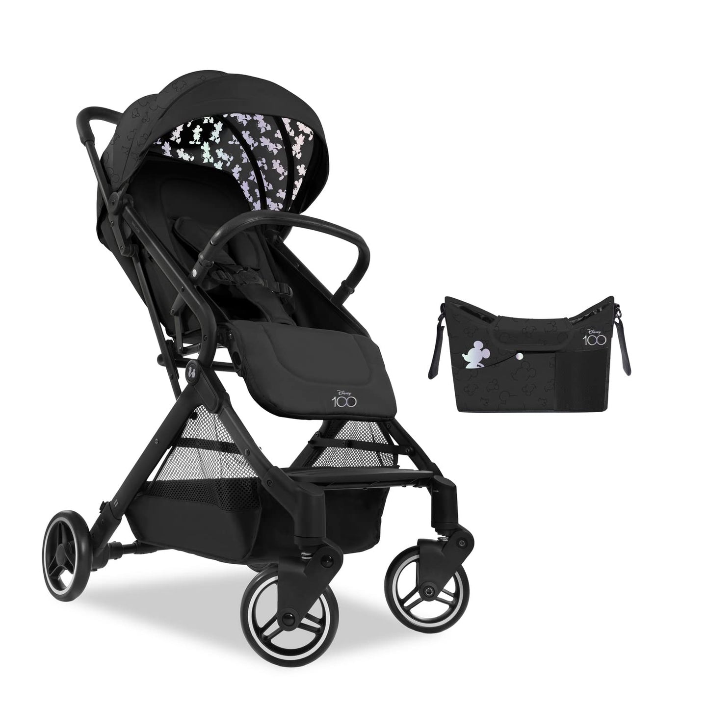 hauck Travel N Care, Dark Olive - Reise Buggy für Kinder ab Geburt bis 22 kg - mit Liegefunktion - Leicht 6,9 kg & Kompakt - Klein Zusammenklappbar - UPF 50+ - EVA Räder - Korb bis 3 kg