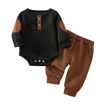 Herbst Outfit Für Baby Jungen Mit Bären Oberteil Und Hose