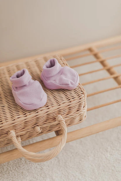 Generisch Baby Krabbel- Hausschuhe - Schuhe Neugeborene - Baumwolle - Diverse Farben - Mädchen - Jungs