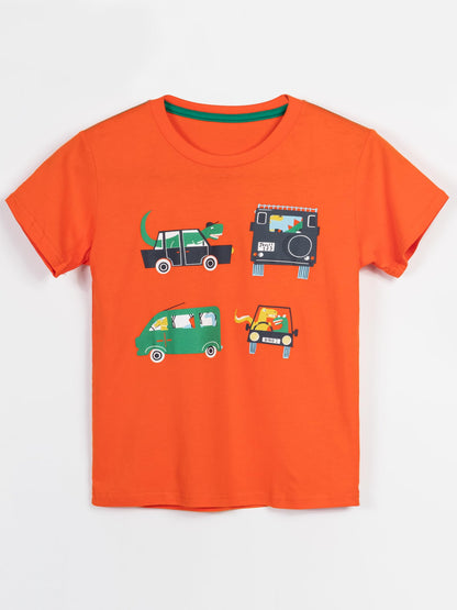 YOUNGSOUL Jungen T-Shirt Dinosaurier Kinder Kurzarm Tee Shirt Sommer Tops 3er-Pack