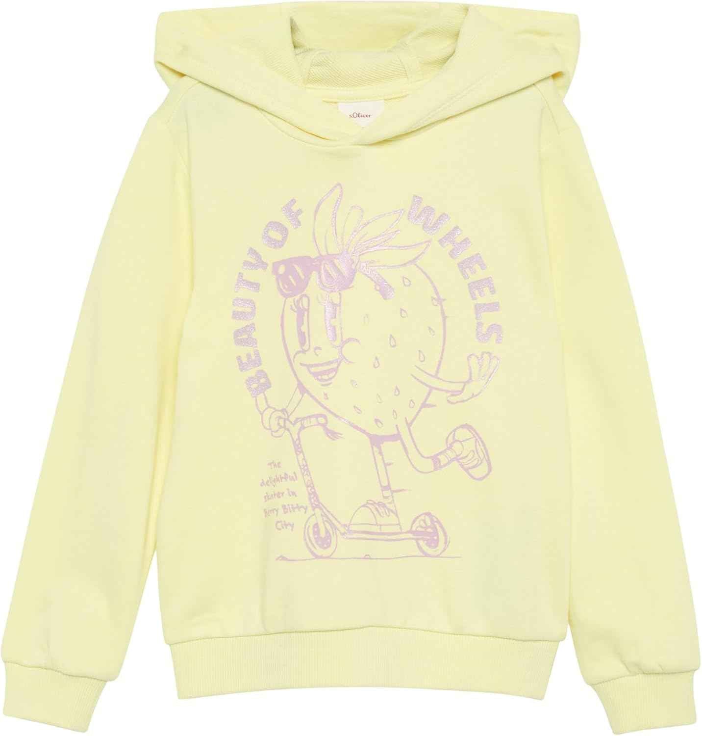 s.Oliver Junior Mädchen Kapuzen-Sweatshirt mit Frontprint