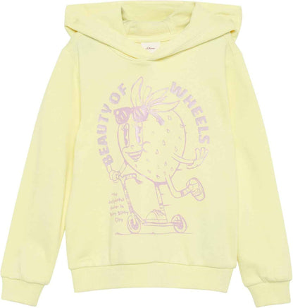 s.Oliver Junior Mädchen Kapuzen-Sweatshirt mit Frontprint