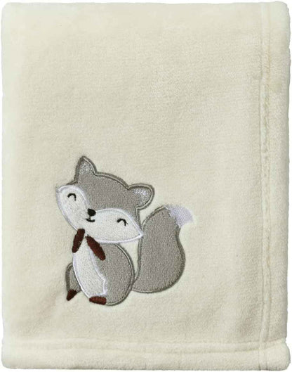 CREVENT Kleine Flauschige warme Baby-Überwurfdecke für Jungen, Kleinkinder, Kinderbett, Kinderwagen, 75 cm x 100 cm, graue Wolke