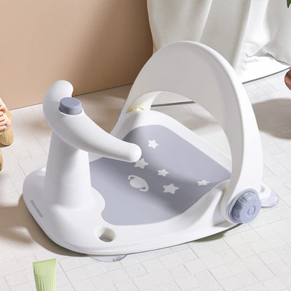 Bebamour Baby Bath Seat 6 Months + Child Bathtub Non-Slip Bath Chair, Water Jug