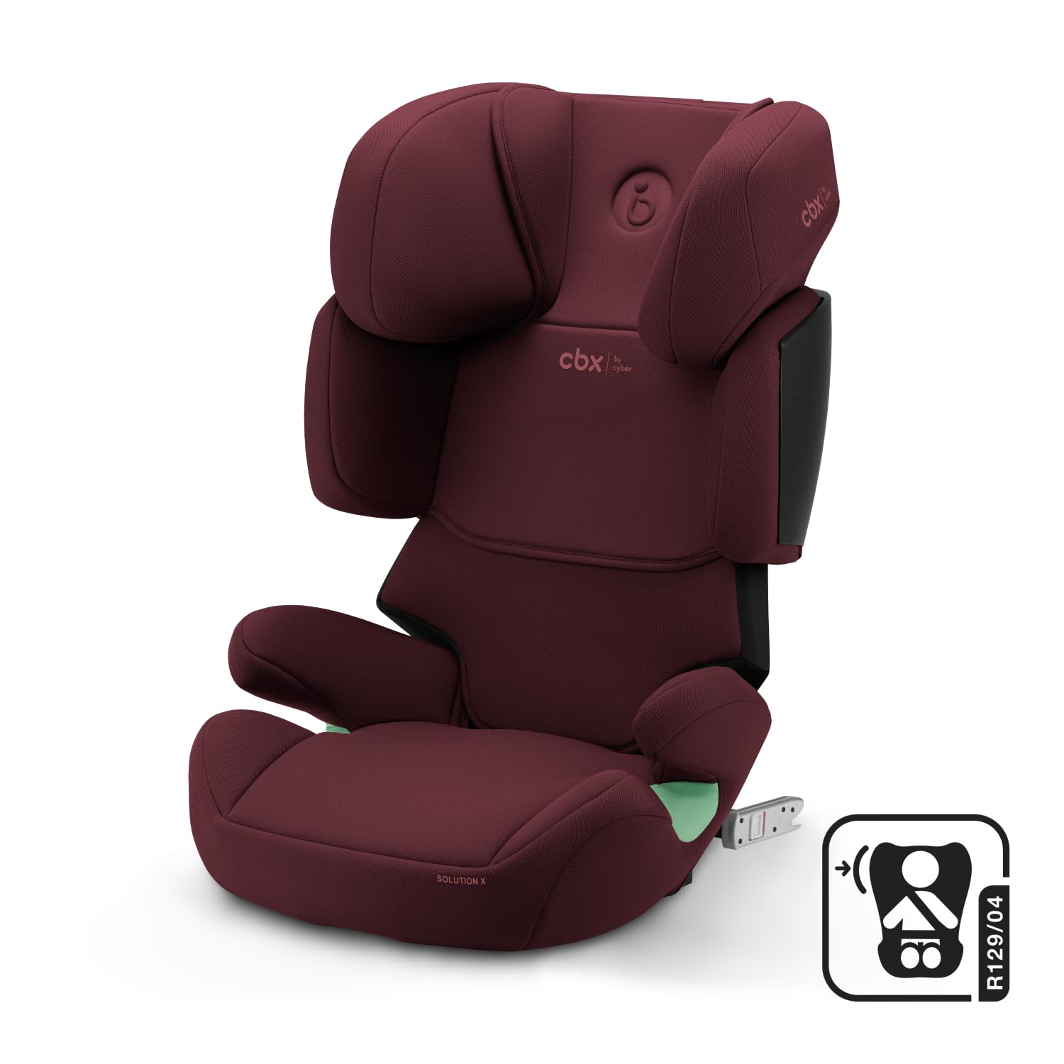 CBX by CYBEX Kinder-Autositz Solution X i-Fix, Für Autos mit und ohne ISOFIX, Ab ca. 3 bis 12 Jahre (100 - 150 cm), Ab ca. 15 bis 50 kg, Rot - Meloni2