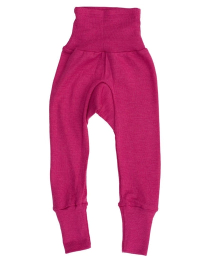 Cosilana, Baby Navel Waistband Trousers 70% Wool 30% Silk