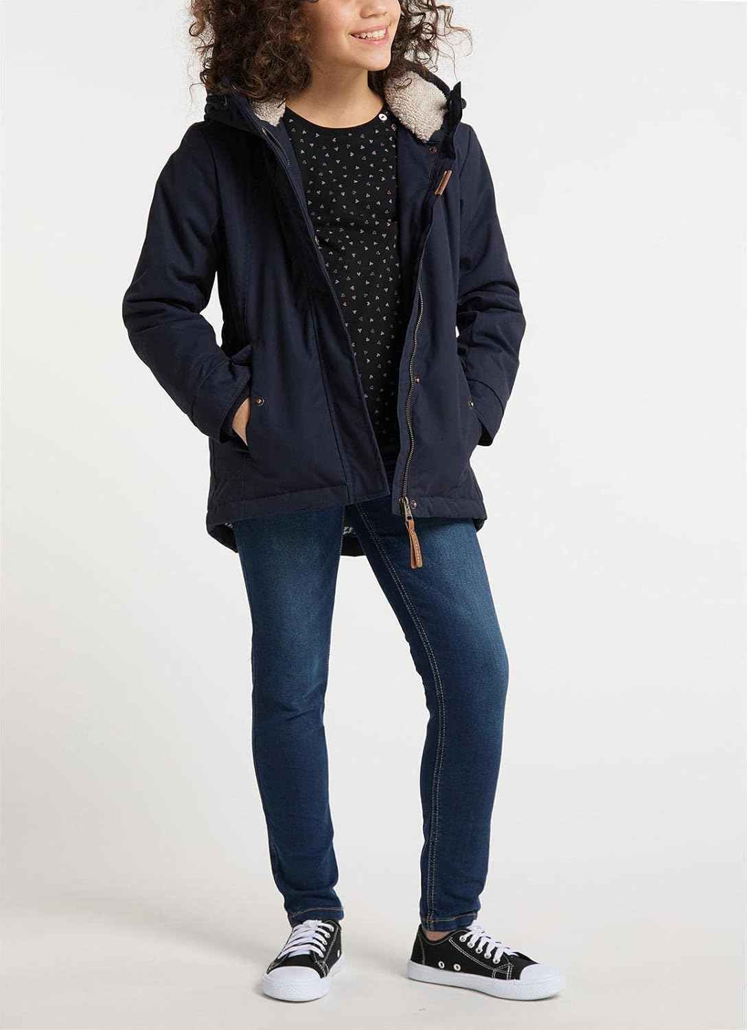 Ragwear Elvina Children's Girls' Winter Jacket Winter Coat Outdoor Jacket with Hood 128-152