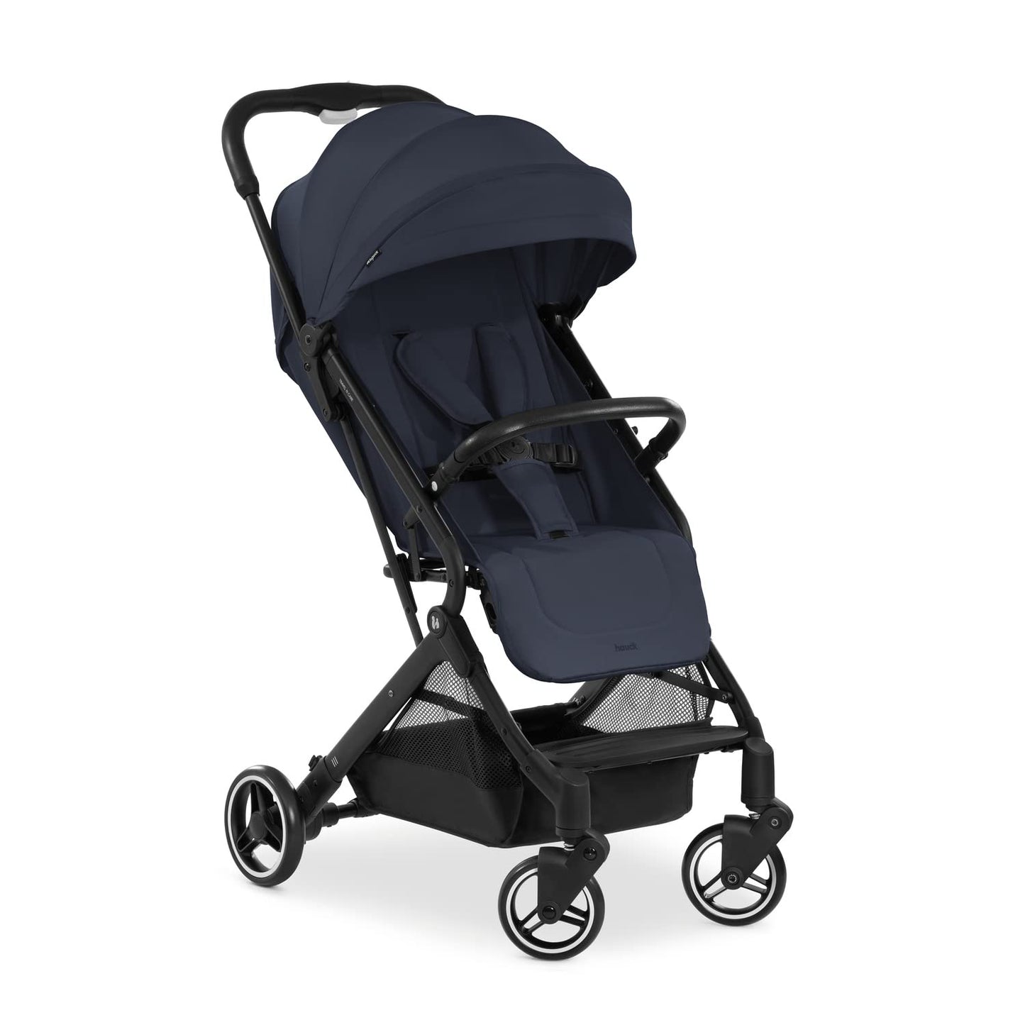 Hauck Travel N Care Dark Olive Stroller – Lightweight travel buggy for children from birth to 22 kg with reclining function, compact and UPF 50+