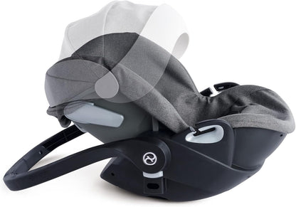 Corolle 9000141390 - Cybex 2in1 Puppen Trageschale und Wiege, mit Gurt und Verdeck, kann mit dem Cybex Puppenwagen verbunden Werden, für alle 36-42cm Babypuppen, ab 3 Jahren - Meloni2