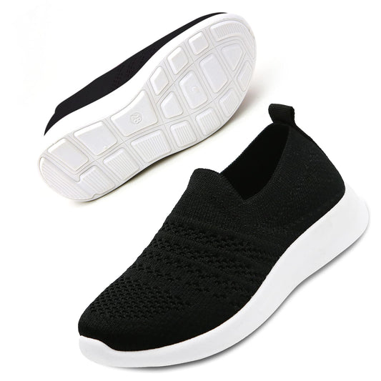 Apawwa Kinder Schuhe FüR MäDchen Und Jungs Kinder Turnschuhe Sportschuhe Slip On Laufschuhe Leicht Hallenschuhe Sneakers Tennisschuhe FüR Unisex-Kinder GrößE
