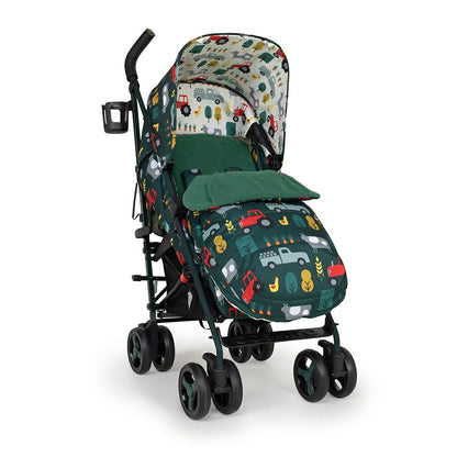 Cosatto Supa 3 Pushchair – Lightweight Stroller from Birth to 25kg - Compact Fold, Shopping Basket, Footmuff (Dragon Kingdom) | Mit UPF100+ Verdeck, Regenschutz und Sommerauflage für komfortable Fahrten bei jedem Wetter.