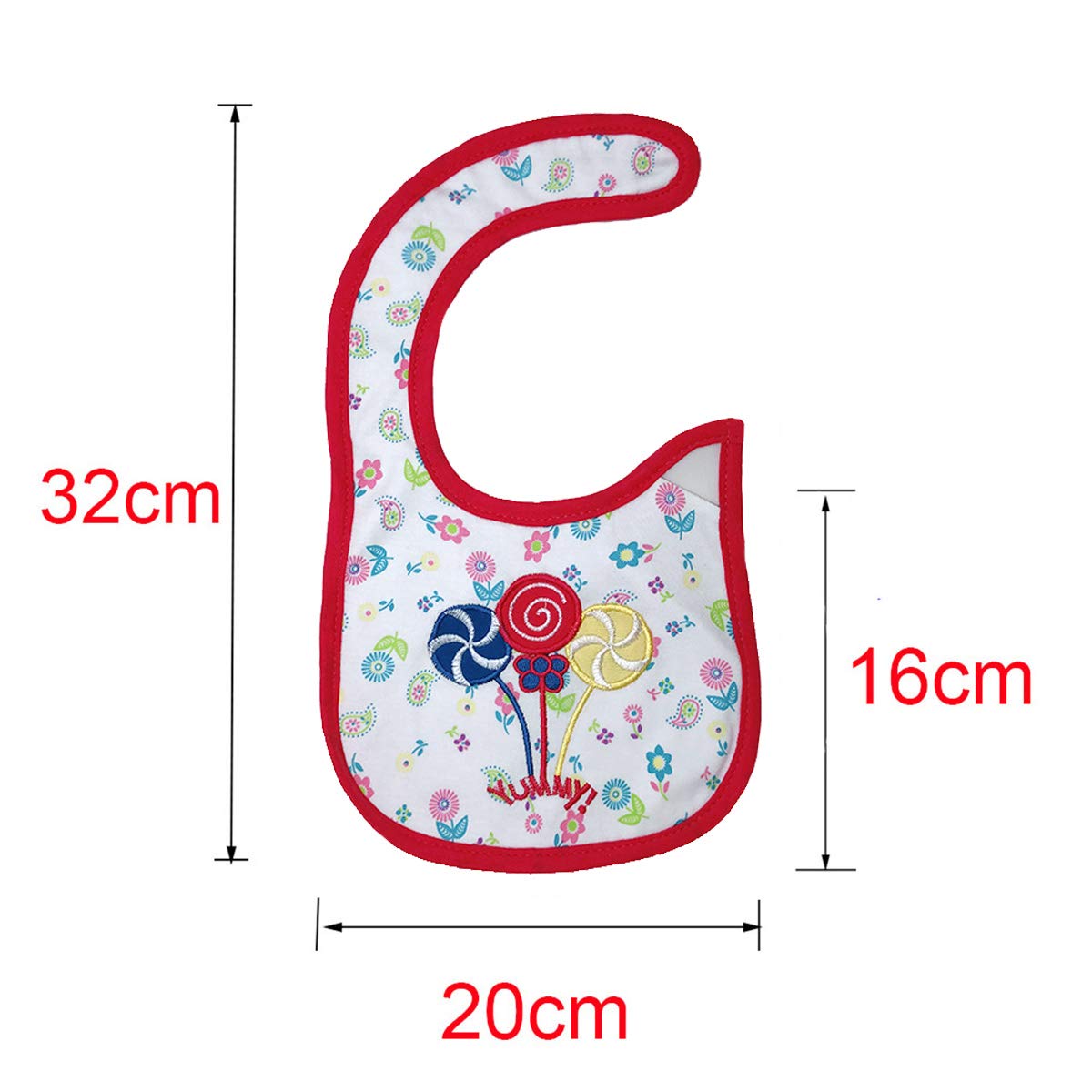 Yafane Baby Lätzchen Wasserdicht Weich 10er aus Baumwolle Halstücher Sabberlätzchen Spucktücher Baby für Baby Jungen und Mädchen Kleinkinder