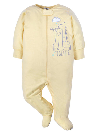 Gerber Unisex Baby 4 Pack Sleep 'N Play Footie Brisuren (4er Pack)