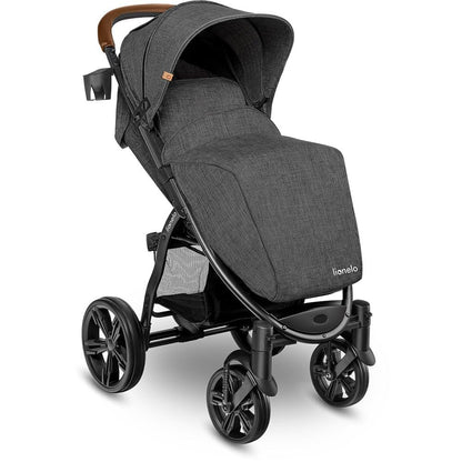 LIONELO Annet Plus Buggy up to 22 kg with Reclining Function, Small Folding Pushchair with Accessories, EVA Foam Wheels, Mosquito Net, Foot Cover Drink Holder, Basket Dreamin