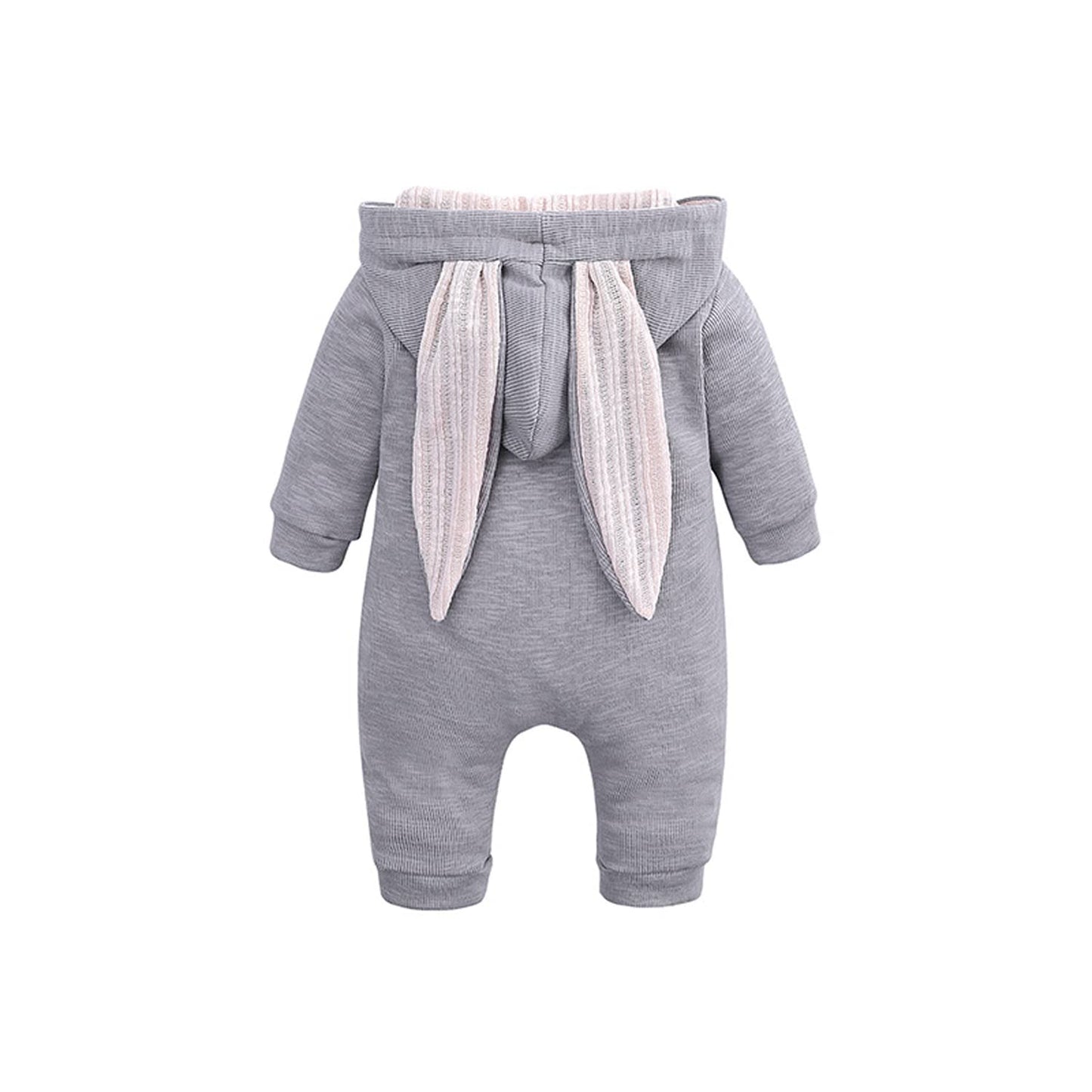 Kleinkind Baby Jungen Mädchen Baumwolle Strampler Langarm Mit Kapuze Reißverschluss Overall Body Baby Herbst Kleidung Pyjamas Outfit