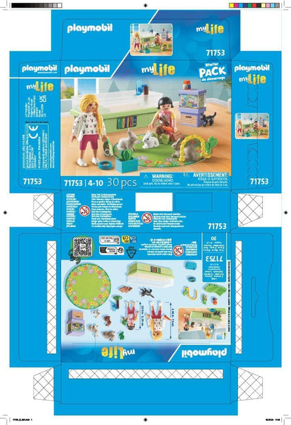 PLAYMOBIL Cat Café Cat Toy Child Animal Figure Set Toy for Children from 4 Years 71744
