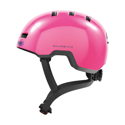 ABUS Skurb Kid Children's Helmet - Robust Bicycle Helmet in Skater Look with Space for a Braid and Various Designs - for Girls and Boys