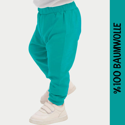 100% Baumwolle Babyhosen Kinderhosen | 2 er-Pack Lässig Sweathose Weiche und Bequeme Babykleidung für Jungen und Mädchen