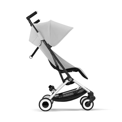 CYBEX Gold Pushchair Dragonfly with One-Pull Harness, From Approx. 6 Months to 4 Years (max. 22 kg), Ultralight (Only 6 kg), Fog Gray (Grey with Silver Frame) 