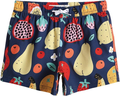 MaaMgic Jungens 4 Way Stretch Badehosen Schnelltrocknend Badeshorts mit Mesh-Futter Taschen und Verstellbarem Tunnelzug MEHRWEG