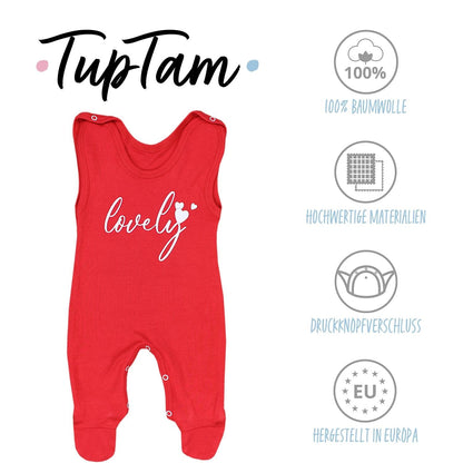 TupTam Baby Unisex Strampler mit Aufdruck Spruch 5er Pack