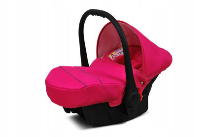 BabyLux® Bambimo Qbaro 3-in-1 Pushchair Set Including Baby Carrycot, Buggy Sports Seat, Car Seat - Car Seat - Pram Set - Combination Pram with Changing Bag, Rain Cover etc. 