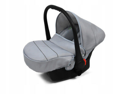 BabyLux® Bambimo Kinderwagen Set 3 in 1 - Lilly - incl. Babywanne, Buggy Sportsitz, Auto-Babyschale - Autositz - Kinderwagenset - Kombikinderwagen mit Wickeltasche, Regenschutz usw.