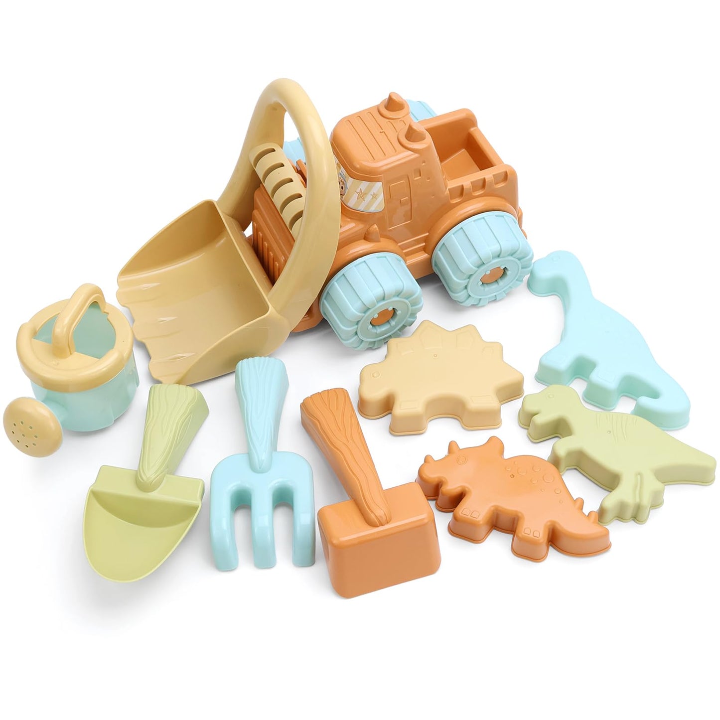 ZUZGO Sandspielzeug Set Sandkasten Spielzeug Strandspielzeug für Jungen Mädchen Kinder (A)