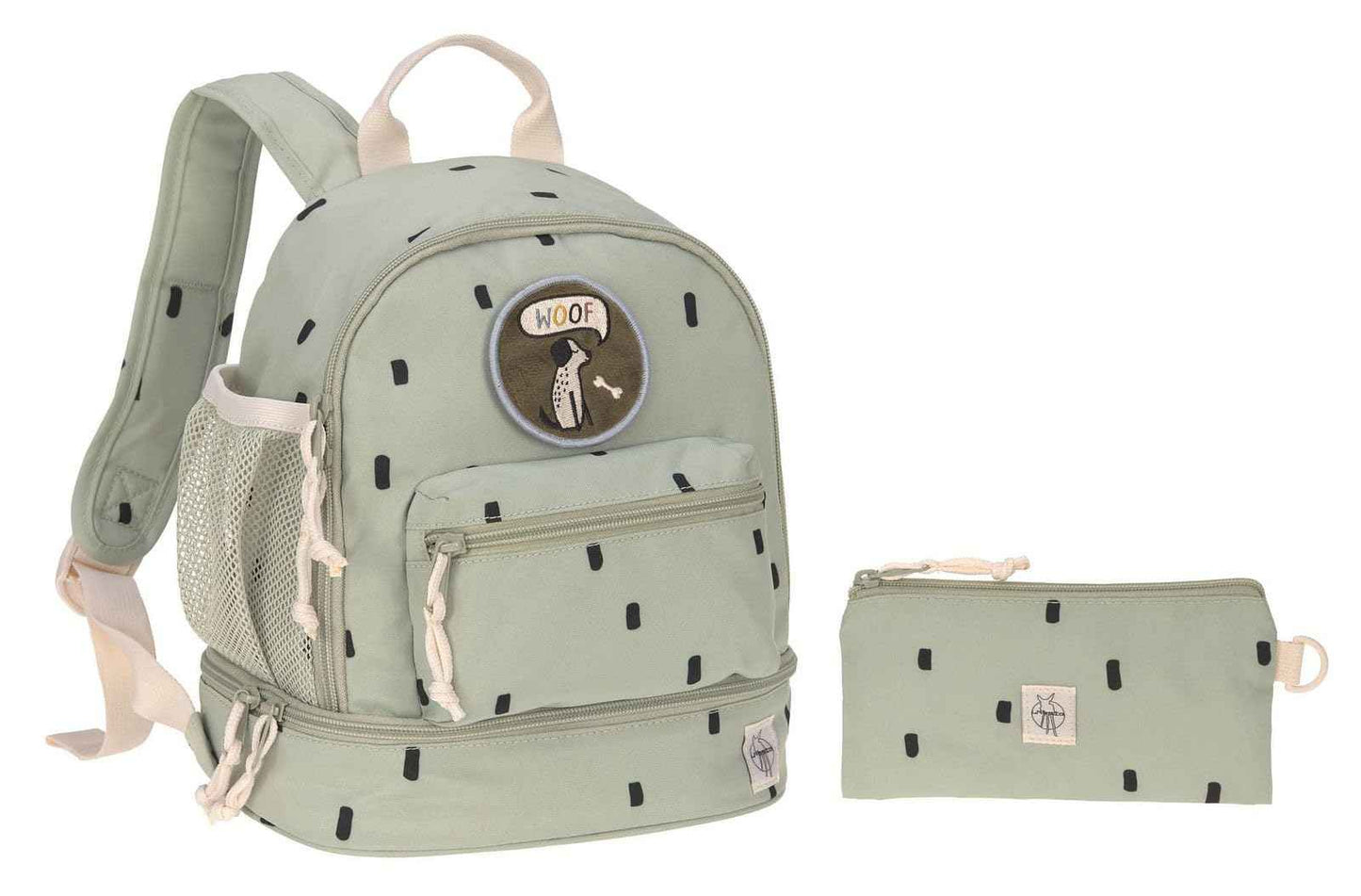 LÄSSIG Children's Backpack Nursery Bag with Chest Strap 6.5 L from 3 Years, Adventure Tractor, Kids Backpack