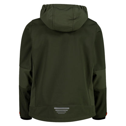 CMP Unisex Children's Giacca in Softshell Da Bambini Con Cappuccio Fisso Softshell Jacket for Children with Fixed Hood