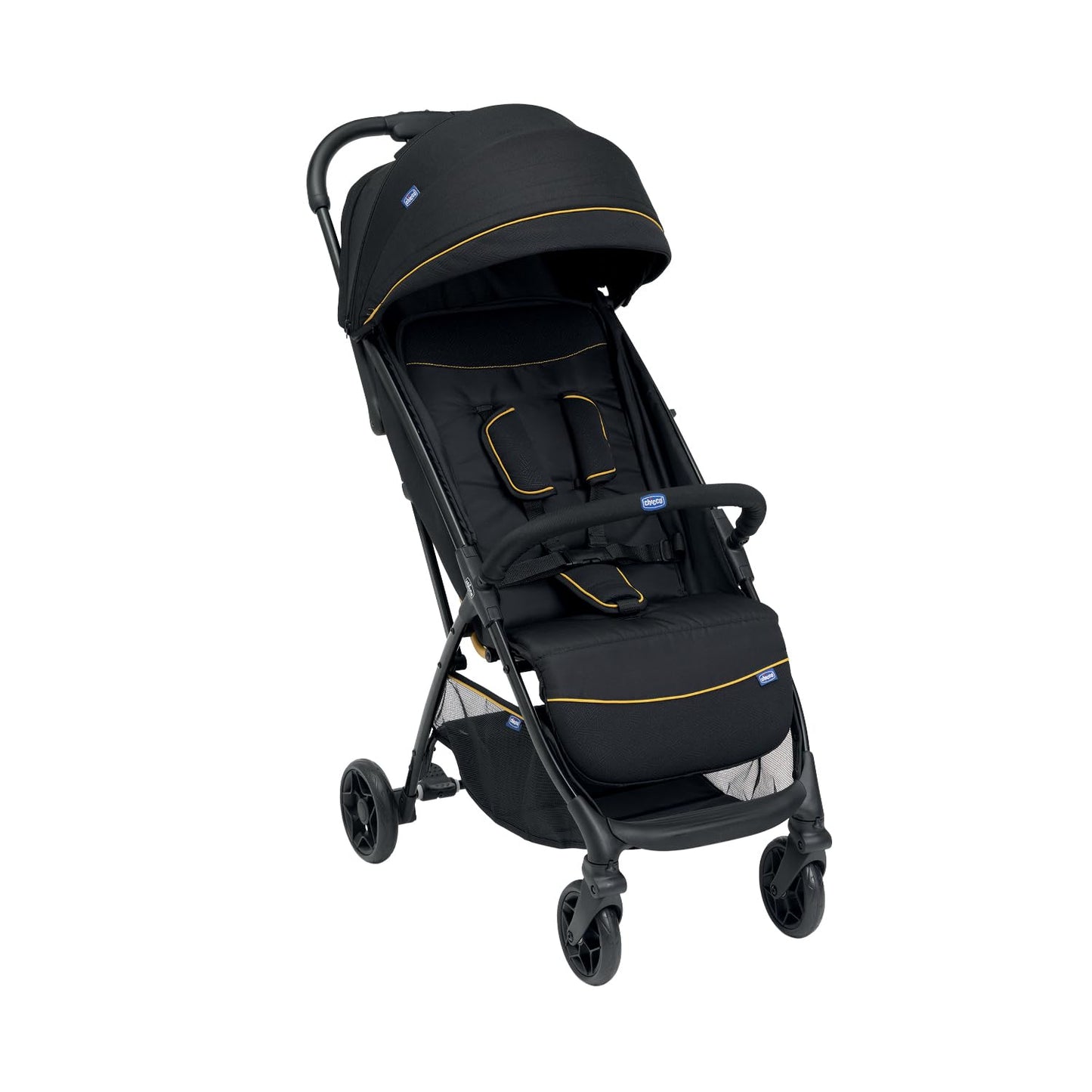 Chicco, Glee Pushchair from 0 Months to 4 Years with Automatic and Compact Closure, Extendable Hood with SPF 50+ and Rain Cover, 3-Level Adjustable Backrest, Leg Rest