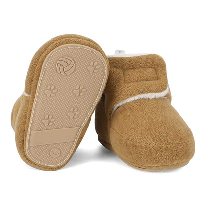 Unisex Baby Boys Girls Warm Winter Boots Rubber Sole Non-Slip Winter First Walking Shoes