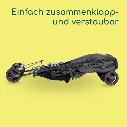 Bebeconfort Soko Superkompakter Kinderwagen, Bequem, Leichtgewich, Einfaches und Kompaktes Falten, 0 Monate bis 3,5 Jahre, 0-15 kg, Mineral Green