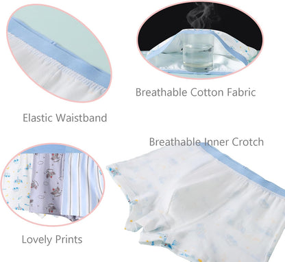 Anntry Kinder Weiche Baumwollene Unterwäschen Kleinkind 8 Pack Kleine Jungen Sortiert Boxer Shorts Slips 2-12 Jahre