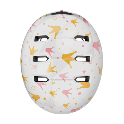 ABUS Skurb Kid Children's Helmet - Robust Bicycle Helmet in Skater Look with Space for a Braid and Various Designs - for Girls and Boys