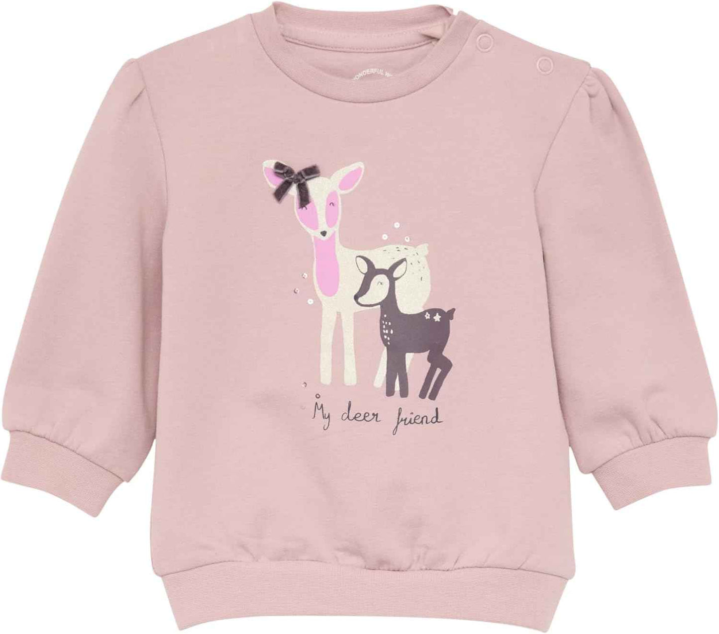 s.Oliver Mädchen Sweatshirt mit Glitterprint