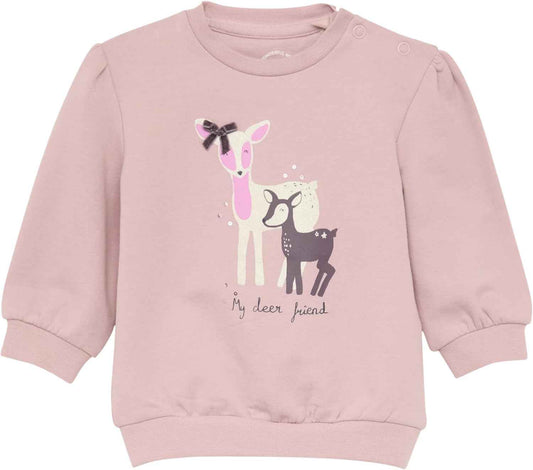 s.Oliver Mädchen Sweatshirt mit Glitterprint