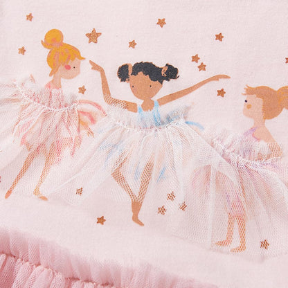 Kleinkind Mädchen Kurze Ärmel Ostern Kleid Baumwolle lässig Jersey Shirt Playwear Applique Kleid