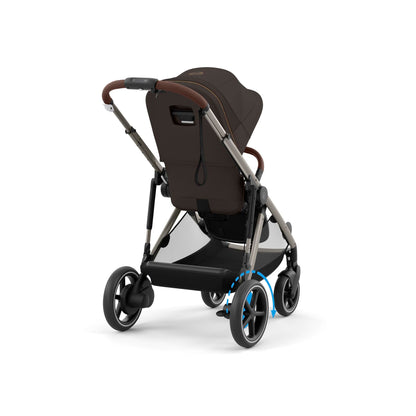 CYBEX Gold Kinderwagen e-GAZELLE S, Ab Geburt bis ca. 4 Jahre, Max. 22 kg (Single-Modus) / 2x 22 kg (Duo-Modus), All-in-1-System mit E-Antrieb und 20+ Konfigurationen, Stone Grey