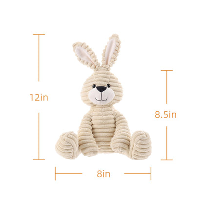 Apricot Lamb Cuddly Toy Green Rabbit 23 cm - Plush Toy Plush Toy for Children and Baby - Fluffy Stuffed Toy for Playing, Gift & Cuddling - Cosy Cuddly Toy - Cord Rabbit