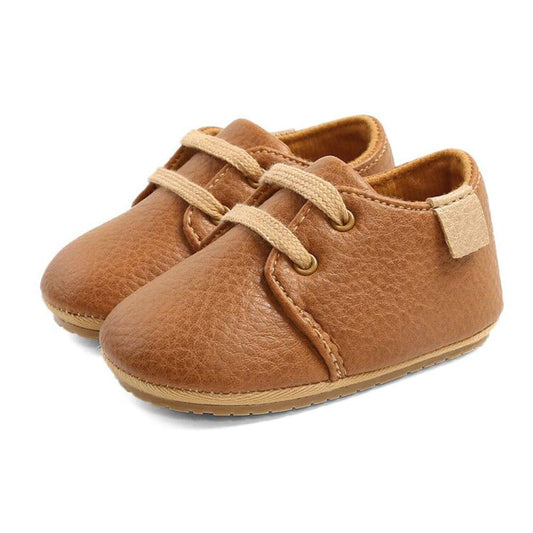 LACOFIA Baby Boy Girl First Walking Shoes Non-Slip Laces Crawling Shoes First Baby Shoes