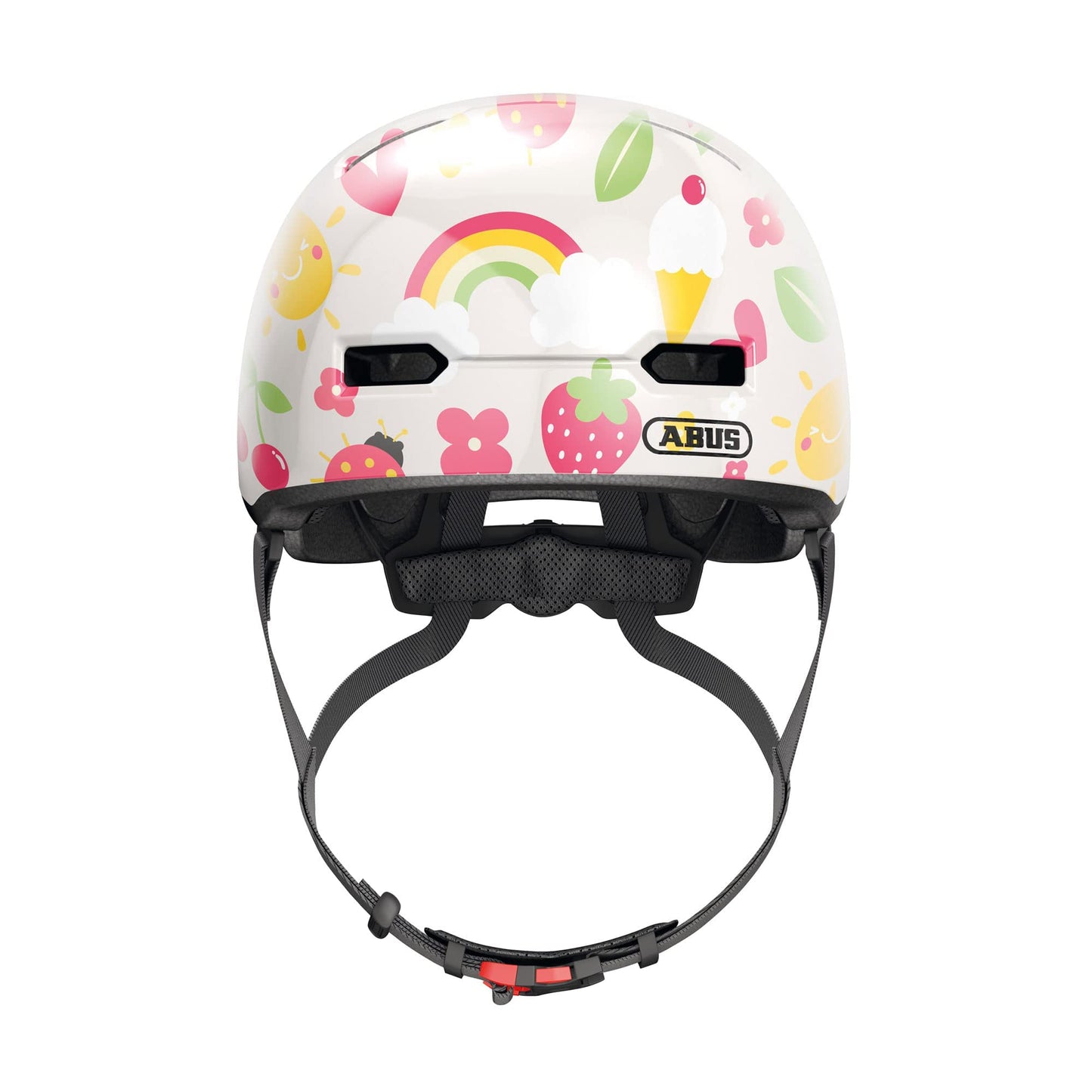 ABUS Skurb Kid Children's Helmet - Robust Bicycle Helmet in Skater Look with Space for a Braid and Various Designs - for Girls and Boys
