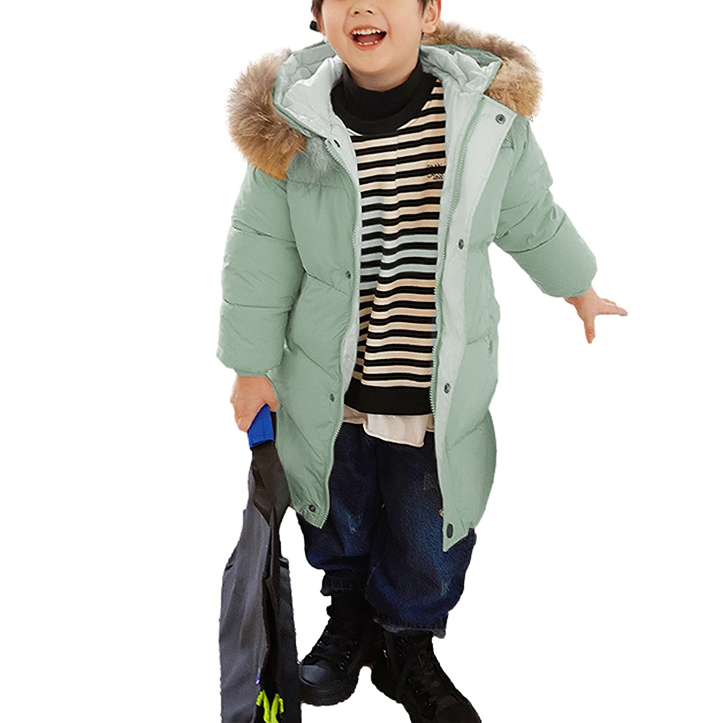 Children's Girls' Jacket with Hood Winter Jacket Winter Coat Children's Jacket for 2-10 Years
